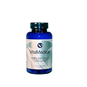 VitaMedica Healthy Skin Formula with Vitamin A, Zinc, MSM and Cleansing Herbs, 60 Capsules