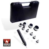 10 Pc. Heavy Duty Hollow Hole Punch Set, Large Sizes