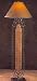 Glaze Old Copper Wrought Iron Floor Lamp