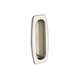 Baldwin 0458.150 Sliding Door Flush Pull, Satin Nickel Baldwin [並行輸入品]