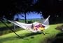 Pawleys Island 14' Cotton Rope Double WidthHammock. 14' long and wide enough for 2.