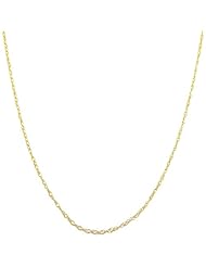 10 Karat Yellow Gold 0.7-mm Loose Rope Chain (18 Inch)