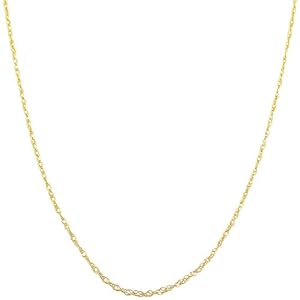 14 Karat Yellow Gold 0.7-mm Loose Rope Chain (18 Inch)