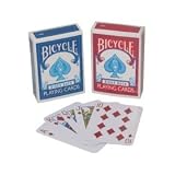 2 Mini Bicycle Red Blue Playing Cards 404