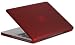 Speck Products MB13AU-SAT-RED 13-Inch Aluminum Unibody/Black Keyboard, See Thru Satin Soft Touch Hard Shell Case for Macbook (Red)