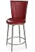 Kitchen & Housewares : Bristol Swivel Counter Stool 39"hx17.5"w Red