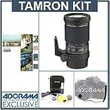 Tamron SP 180mm f/3.5 Di Macro LD-IF Af Lens Kit, for Nikon AF . with Tiffen 72mm Photo Essentials Filter Kit, Lens Cap Leash, Professional Lens Cleaning Kit