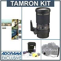 Tamron SP 180mm f/3.5 Di Macro LD-IF AF Telephoto Lens Kit, for Canon EOS. with Tiffen 72mm Photo Essentials Filter Kit, Lens Cap Leash, Professional Lens Cleaning Kit