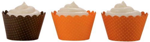 Dress My Cupcake Thanksgiving Harvest Cupcake Wrappers, Set of 36