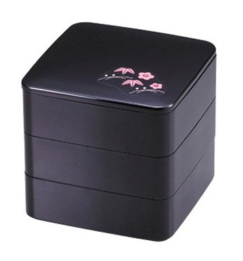 Cover image : パール金属  風花 角型 三段 お重 M D-231