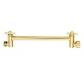 Adjustable 10” High-Low Polish Brass Shower Arm