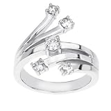 14k White Gold Diamond Right Hand Ring (H/I1, 1/2 ct. tw.)