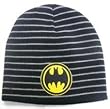 Batman The Dark Knight Logo Striped Knit Beanie Hat