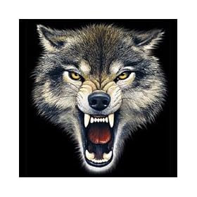 Growling Wolf Bite T-shirt