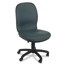 Ambition&trade; Pushbutton High Back Swivel/Tilt Chair, Charcoal (SAF3460CH)