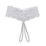 Unique XL White y2Panty Gift - Sensua Double Pearl Sexy Panties White EXTRA LARGE