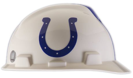 Hardhat - NFL Logo V-Gard Caps - 1-Touch Suspension (Indianapolis Colts)