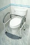 Hermell fully folding and adjustable, portable toilet safety frame, Model: BU2004   1 ea