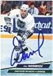 Eric Weinrich, Hartford Whalers, 1993 Fleer Ultra Autographed Card