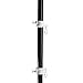 Outus Rotating Flag Mounting Rings Fasteners for 0.75 - 1.02 Inch Flagpole, 2 Pieces