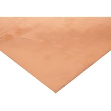 110 Copper Sheet, Unpolished (Mill) Finish, Soft Temper, Standard Tolerance, Inch, Meets ASTM B152