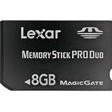 Lexar MSDP8GB-40-664 8GB Platinum II Memory Stick Pro Duo