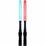 Wii Dual Glow Sabers - Black