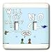 Rich Diesslins Funny Out to Lunch Cartoons - Sky Writing Question and Answer - No! - ...