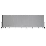 FREEstanding Series Tackable Partition, Olefin/Polyester, 245w x 80h, Gray
