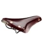 Brooks Saddles Finesse Bicycle Saddle (Women's, Titanium Rails, Antique Brown)