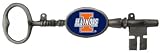 Bergamot Illinois Fighting Illini Logo Key Hook