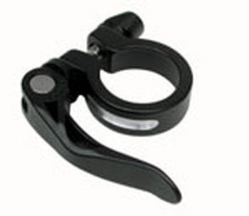 SEAT POST CLAMP 28.6 ALLOY QR BK CNC