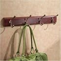 Bathroom WALL Bronze hook Wood RACK hanger coat Paris