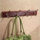 Espresso  Bronze Wall Rack
