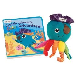 LAMAZE CAPTAIN CALAMARI BOARD BOOK AND PLUSH