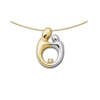 Extra 50% off Diamond Mother and Child Pendants