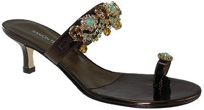 Ramon Tenza Treasure Women's Jeweled Toe Ring Sandals