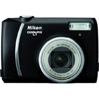 Nikon Coolpix L1 Point and Shoot Digital Camera  6.2 Megapixel  5x Optical   Refurbished by Nikon U.S.A.
