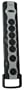 Coleman Cable 04665 PowerStation 7-Outlet Network Surge Protector, with 6-Ft Cord