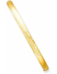 14K Gold 3/16 Oversize Florentine Engraved Hinged Bangle Bracelet