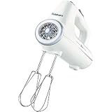 Cuisinart CHM-3 Electronic Hand Mixer 3 Speed, White