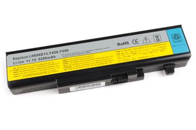 ATC 11.1V, 6 Cells, 5200mAh/58Wh, High Capacity Battery for LENOVO/IBM IdeaPad Y450 20020, IdeaPad Y450 4189, IdeaPad Y450, IdeaPad Y450A, IdeaPad Y450G, IdeaPad Y550 4186, IdeaPad Y550, IdeaPad Y550A, IdeaPad Y550P 3241, IdeaPad Y550P Laptop Replacement Batteries,Compatible with IBM 55Y2054, L08L6D13, L08O6D13, L08S6D13 Brand New On Sale