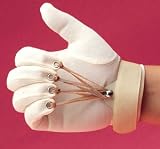 Deluxe Traction Exercise Glove with Thumb. Left, Small/Medium (2frac12-3). For