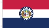 Allied Flag Outdoor Nylon State Flag, Missouri, 3-Foot by 5-Foot