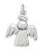 Polished Angel with Halo Pendant