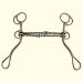Double Twist Straight Wire Sweet Iron Curb Bit - 5 inch