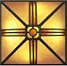 Fluorescent Lightshade - Fluorescent Shade Diffuser - Geometric 1 Incandescence - Fluorescent Art - FG4001H-Size-B
