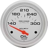 Autometer Oil Temp Gauge for 1988 - 1991 Honda CRX
