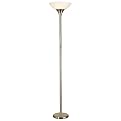 Remote Control Torchiere- Silver