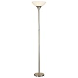 Review Adesso  / Remote Control Torchiere - Silver